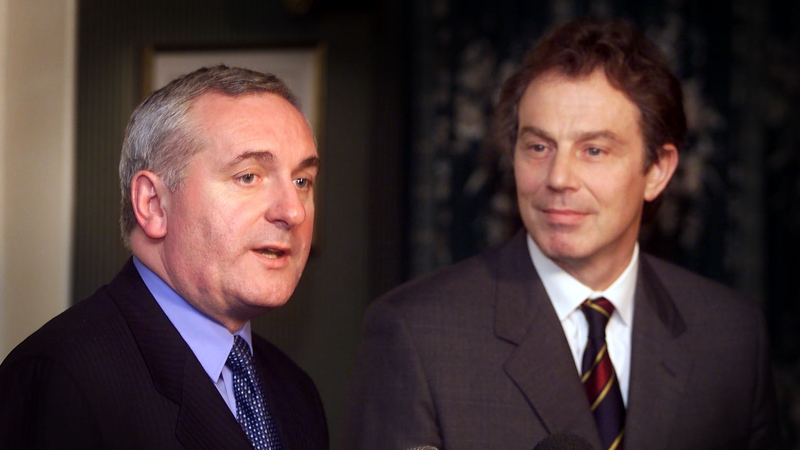 Bertie Ahern and Tony Blair tried to unstick the logjam over decommissioning