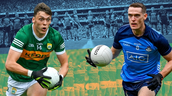 Kerry talisman David Clifford and Dublin's two-time Footballer of the Year Brian Fenton