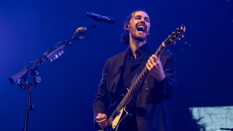 Hozier at London's OVO Arena Wembley last week [Photo by Lorne Thomson/Redferns/Getty]