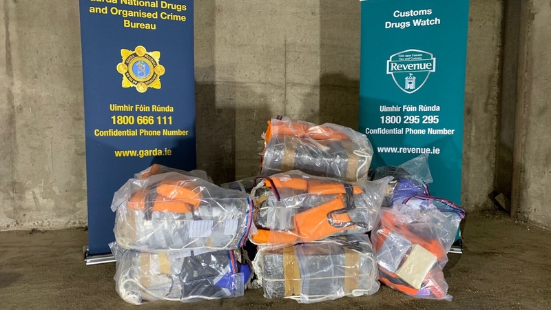 At least 300kg of cocaine was discovered on Tuesday on a bulk carrier ship that had docked at the Port of Foynes