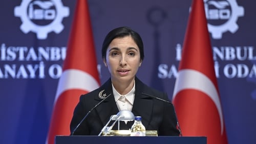 Turkey's Central Bank Governor Hafize Gaye Erkan
