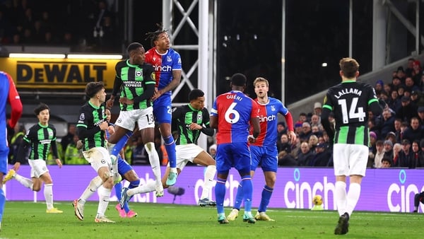 Danny Welbeck equalised late on at Selhurst Park