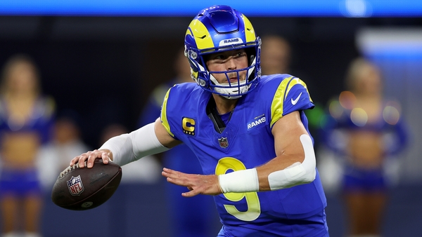 Matthew Stafford throws a pass against the New Orleans Saints