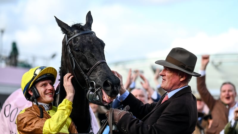Willie Mullins (R) and Paul Townend hope Galopin Des Champs can record the first Cheltenham Gold Cup three-in-a-row in 21 years