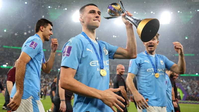 Foden celebrates City adding world glory to their European and domestic accolades