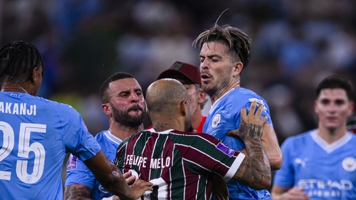 Tensions flared after the final whistle