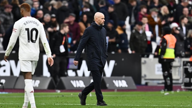 Ten Hag pointed to Marcus Rashford - a sub on the day - as a player capable of being a reliable goalscorer