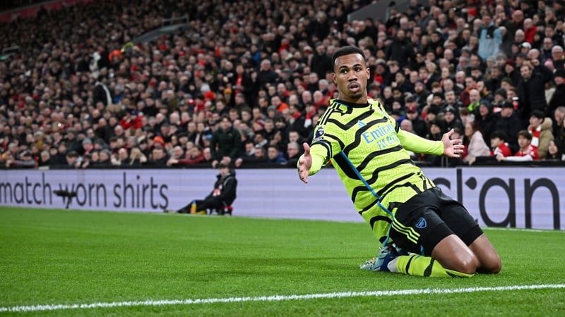 Gabriel headed Arsenal into an early lead