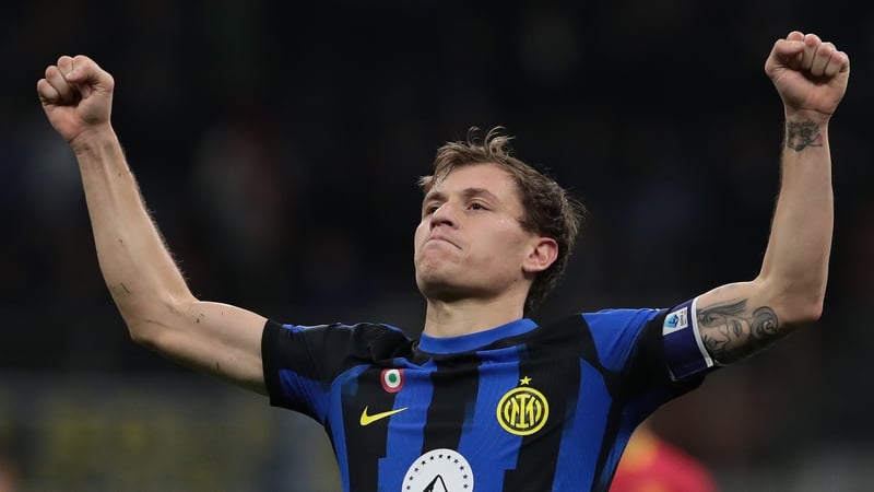 Euro 2020 winner Nicolo Barella put the icing on the cake for Inter MIlan