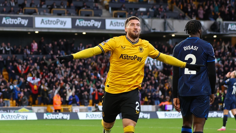 Matt Doherty celebrates his late goal