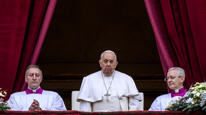 Pope Francis pleaded for an end to the war in Gaza
