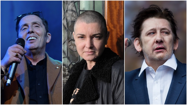 Christy Dignam, Sinead O'Connor and Shane MacGowan were some of Ireland's most celebrated musicians
