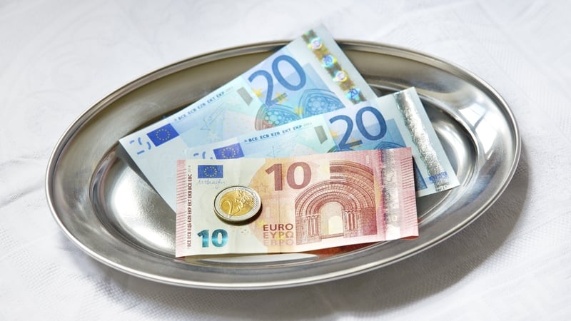 The worker, who was getting a base hourly salary of €12.50 an hour across a 35 to 40-hour week, said his customers were "generous with tips"