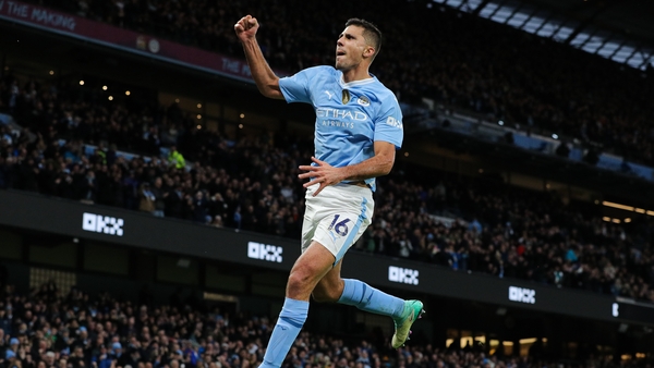 Rodri opened the scoring for the champions