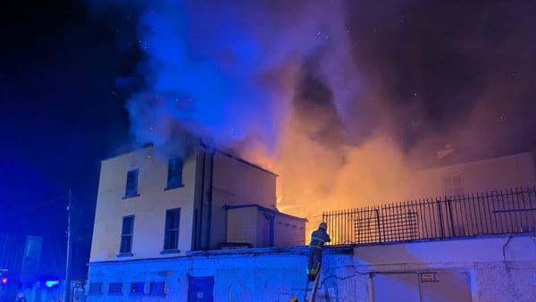 The fire occurred at an unoccupied building in Ringsend