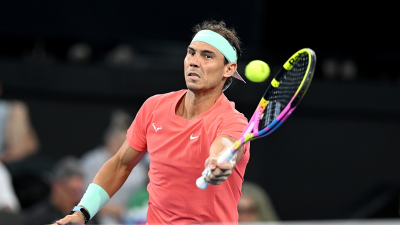 Rafael Nadal returned to action Down Under