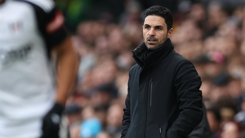Mikel Arteta watched his side lose a second Premier League game in the space of four days