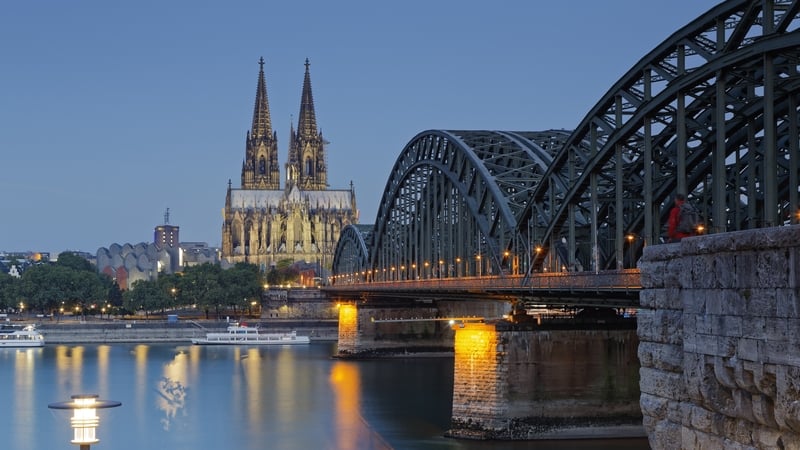 Officers deployed sniffer dogs to search the underground parking of the cathedral for explosives