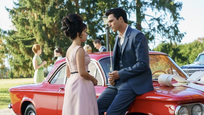 Cailee Spaeny and Jacob Elordi in Priscilla