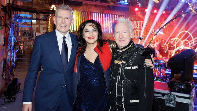 Patrick Kielty, Camille O'Sullivan and Gerry Leonard