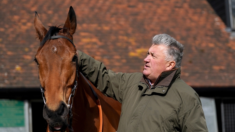 Bravemansgame with his trainer