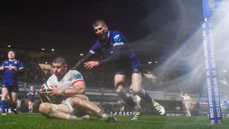 Nick Timoney with his second try for Ulster