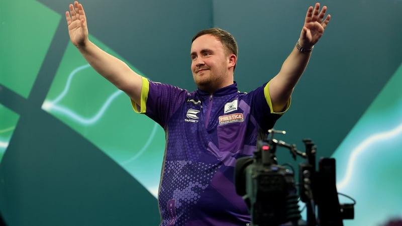 Luke Littler ended Brendan Dolan's World Championship tilt