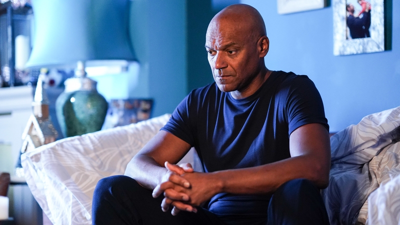 "George Knight (Colin Salmon) is set to make a discovery about his identity after his parents reveal the true means by which he was adopted"