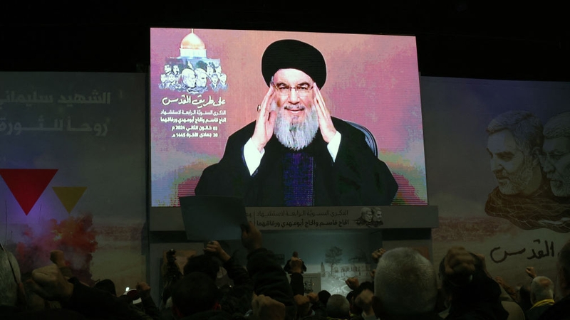 Hezbollah leader Hassan Nasrallah made no concrete threats of action against Israel