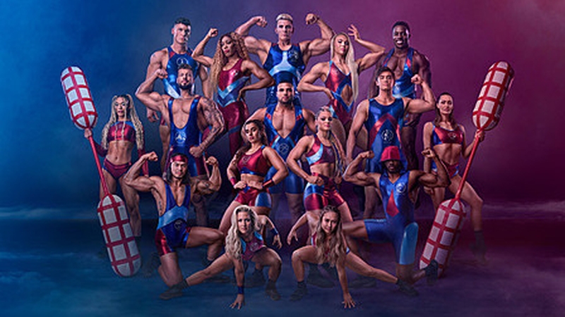 The Gladiators: Legend, Fire, Bionic, Diamond, Nitro Electro, Giant, Steel, Apollo, Comet Viper, Athena, Fury, Phantom Sabre and Dynamite