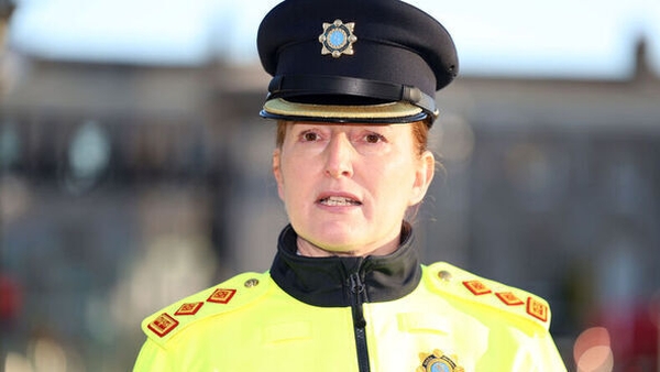 Chief Superintendent Jane Humphries, of the Garda National Road Traffic Bureau, speaking to reporters