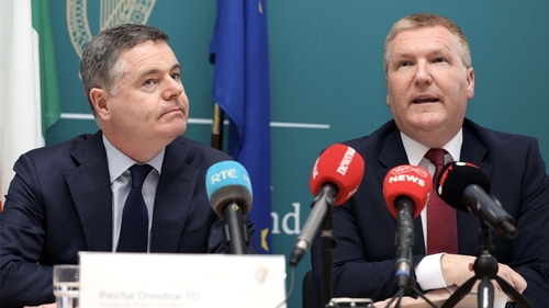 Ministers Paschal Donohoe and Michael McGrath urged their colleagues to take a more cautious approach to expenditure