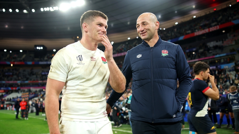 The England coach is hopeful that Farrell will play for England, though has not applied any pressure