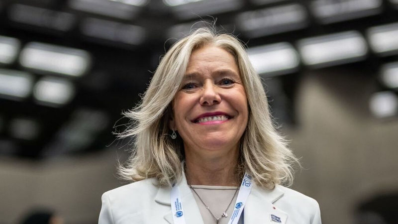 Celeste Saulo pictured after her election last June