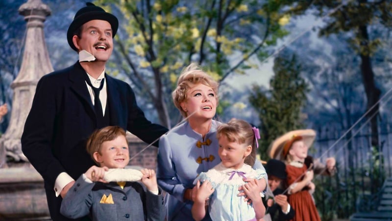 Glynis Johns starred in the 1960s classic Mary Poppins, alongside Davd Tomlinson, Matthew Garber and Karen Dotrice