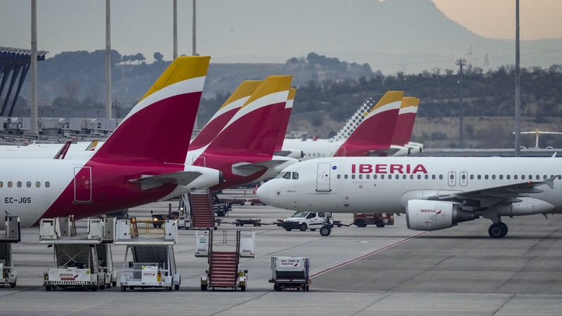 Ground staff at Iberia airlines today began a four-day strike at Spanish airports