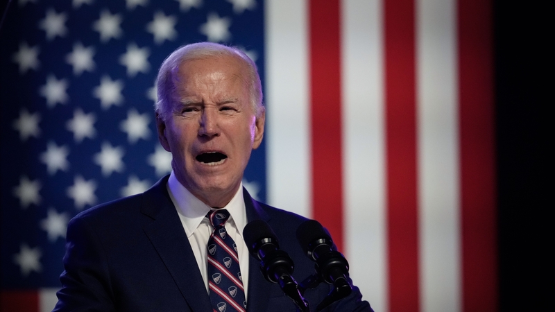 US President Joe Biden held a campaign event at Montgomery County Community College in Blue Bell, Pennsylvania