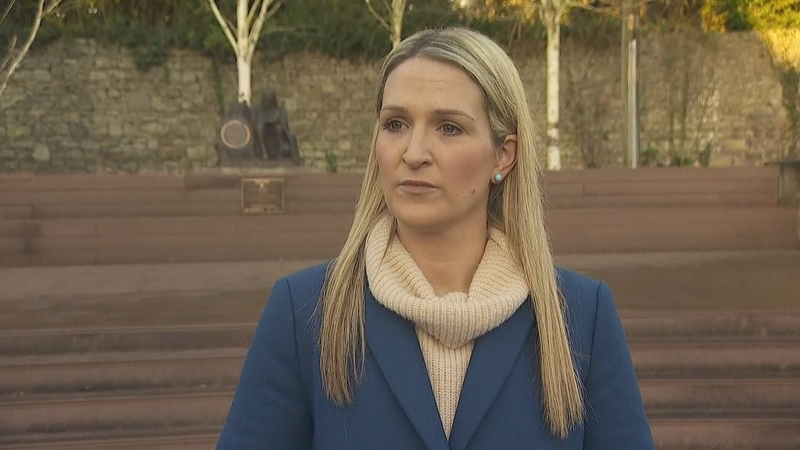 Helen McEntee said a review of pension tax under way (File image)