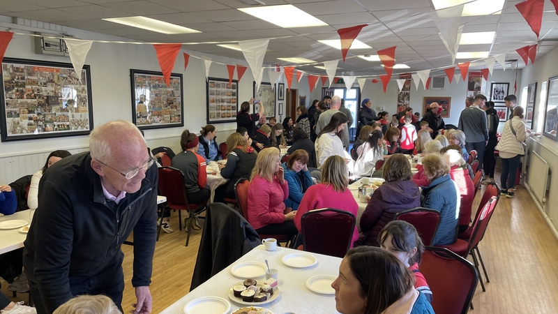 The men of Trillick St Macartans GAA club in Omagh put on an event to celebrate Nollaig na mBan