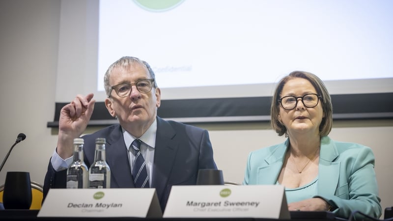 Irish Residential Properties REIT's Chairman Declan Moylan and retiring CEO Margaret Sweeney