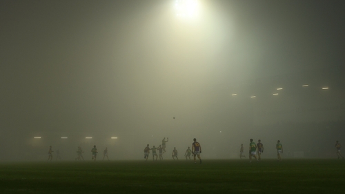 Visibility was poor in Newry