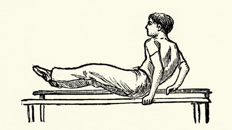 Vintage engraving of 19th century gymnastics: It was during this period that a new surge of interest in gyms and physical activity occured in Ireland and Western Europe. Photo: Getty Images