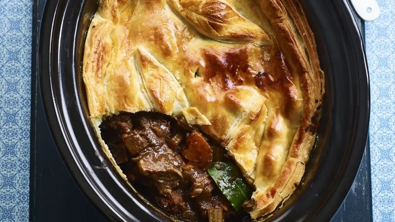 Steak and Guinness pie (Dan Jones/PA)