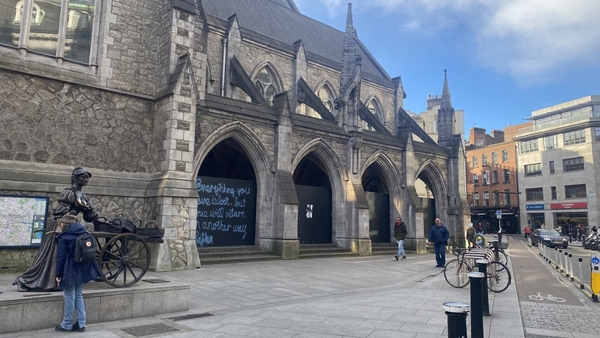 The man's body was found on St Andrew's Street in Dublin 2