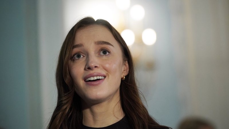 Bridgerton actress Phoebe Dynevor at the BAFTA EE Rising Star Award 2023 nominees announcement at The Savoy, Strand, London