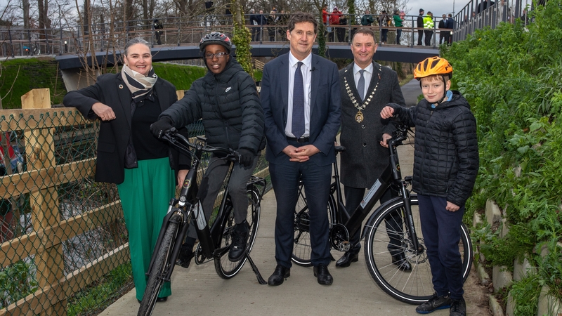 Phase 1 of Kildare's section of the Grand Canal Greenway officially opened in Sallins today