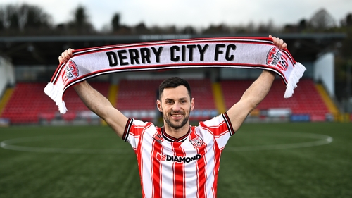 Derry City is the sixth permanent club of Patrick Hoban's career