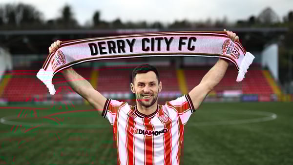 Derry City is the sixth permanent club of Patrick Hoban's career