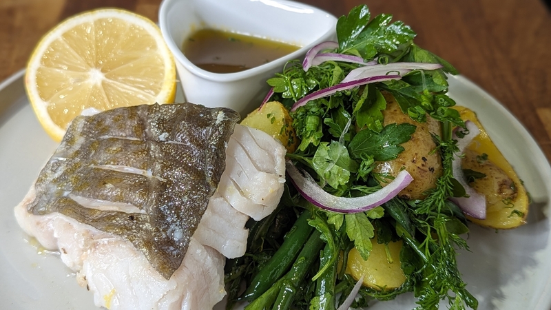 Wade's super steamed cod, green bean & potato salad: Today