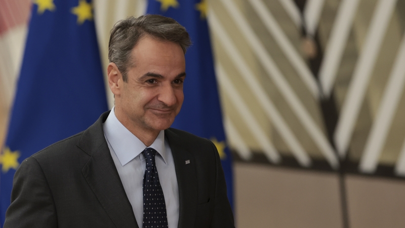 Kyriakos Mitsotakis said he would not force party discipline on his MPs in relation to legislation towards marriage equality (file image)